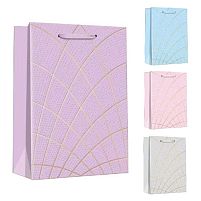 Пакет подарунковий паперовий M "Lines" 32*26*12см Stenson R96696-M
