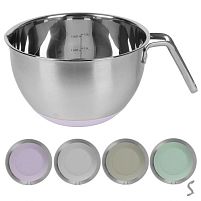 Миска для замішування тіста з просиліконеним дном SS "Chef" 1.5л Stenson R40249-20