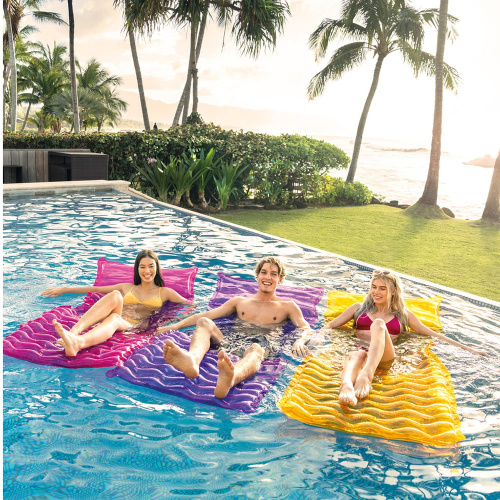 Матрас надувний для плавання Intex 58807 EU «Хвиля» (15*86*229 см, підголовник, вік 8+, до 100 кг) фото 2