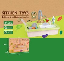 Мийка посуду HG 3032 23 елементи, механічна подача води, помповий механізм, посуд, муляжі овочів, в коробці