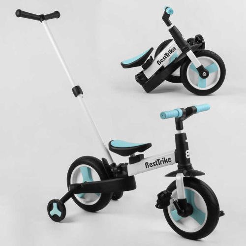 Велосипед дитячий триколісний Turbotrike дитячий триколісний BestTrike 56659 (1) колеса PU 10'', батьківська ручка, знімні педалі фото 3