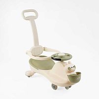 Каталка-толокар JOY LD-396-58 колеса PU зі світлом, музика та світло, захисний бампер, батьківська ручка, в коробці