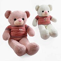 М`яка іграшка M 18123 “Ведмедик”, 43х25х80 см, в’язаний светр