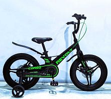 Велосипед дитячий двоколісний Corso RV-16766 «Revolt» (колеса Ø16"/гума, рама: магній, допоміжні колеса, гальмо ручне, від 5 років)
