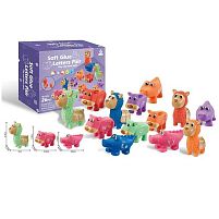 Розвиваюча гра 1254 "Тваринки", сортер, 26 елементів, гумові фігурки тварин, в коробці