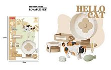 Тваринка M 05 рухливі кінцівки та голова, довжина 6 см, аксесуари, на листі