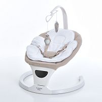 Крісло-шезлонг для немовлят з електро-заколисуванням El Camino ME 1175 SOUL Beige (механізм гойдання: поворотний)