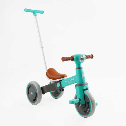 Велосипед дитячий триколісний Best Trike LB-10360 (колеса: переднє Ø10"/задні: Ø8"/гума, рама: нейлон, батьківська ручка, до 25 кг)