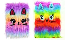 Блокнот М 18134 2 види,15 х 21 см, хутряна обкладинка, у лінійку, у пакеті