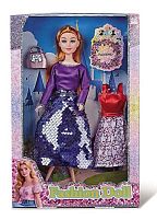 Лялька 8675-9 висота: 30 см, шарнірні з’єднання суглобів, голова та руки - гума, знімний одяг та взуття, аксесуари, в коробці