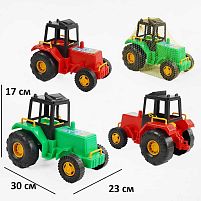 Картинка  Трактор 1286 "Guclu", 2 кольори, 30х17х23 см, в сітці магазин cd-market