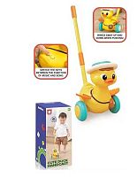 Каталка 845 пісні англійською, мелодії, кумедні звуки, сенсорна ділянка - капелюшок, підсвічування, рухає крильцями, перекочується з боку на бі