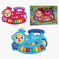 Піаніно музичне 58367 "WToys", ОЗВУЧУВАННЯ УКРАЇНСЬКОЮ МОВОЮ, музичні ноти, цифри, мелодії, пісні, підсвічування, в коробці