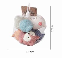 Іграшки для ванни 638-193 4 штуки, гумові, розкладаються, в сітці