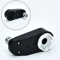 Редуктор колеса в зборі з мотором для дитячого електрокарта Bambi Kart M 6145-GEAR BOX (12V, 35W, 9500RPM, вісь: Ø12 мм, ↔17 см)