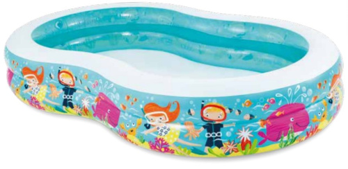 Дитячий надувний басейн «Веселий дайвінг» Intex 56490 (46*160*262 см.) фото 2