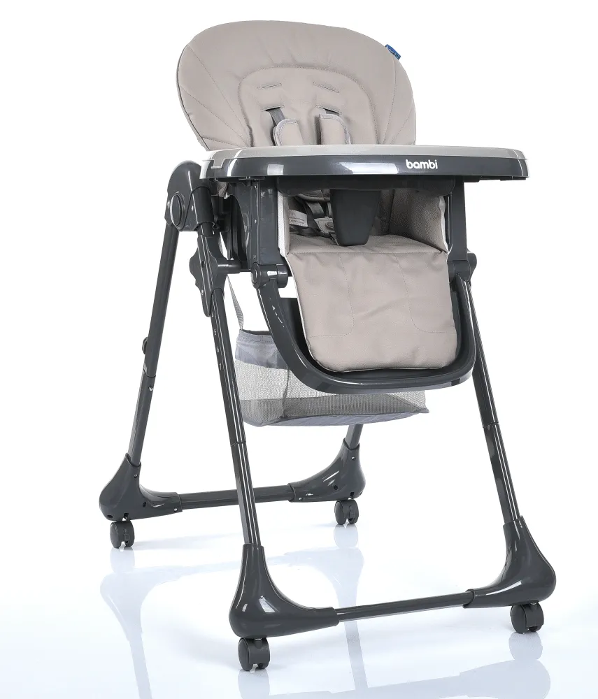 Стільчик для годування немовлят Bambi M 3233L-G Beige фото 2