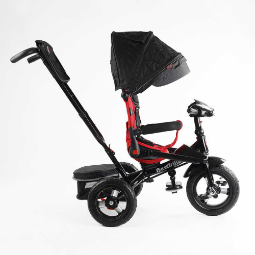 Велосипед дитячий триколісний Best Trike 6088 F – 789-05 (колеса: переднє Ø12"/задні: Ø10"/гума, рама: сталь, батьк. ручка, нахил спинки, до 25 кг) фото 5