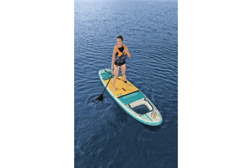 Надувна дошка для серфінгу (SUP-борд) Hydro-Force Panorama 11.2′ BestWay 65363 (15*89*340 см., весло, ліш, насос, сумка, до 150 кг.) фото 14