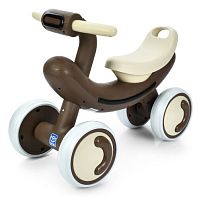 Каталка-толокар Bambi M 6239E-17 (колеса Ø6,3"/EVA, музика, світло, коричневий, до 30 кг)