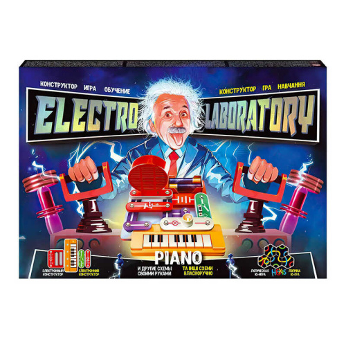 Електронний конструктор "Electro Laboratory. Piano" Elab-01-02 "Danko Toys", у коробці