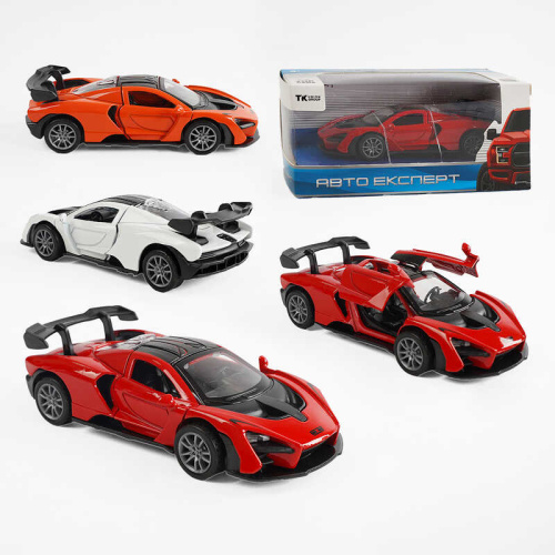 Машинка RS-65115 "Авто Експерт", 3 кольори, металопластик, масштаб 1:32, інерція, відчиняються двері, в коробці, ВИДАЄТЬСЯ ТІЛЬКИ МІКС ВИДІВ