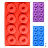 Форма силікон "Donuts" 8шт/л 28.5*16.5см Stenson R34950