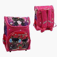 Рюкзак C 72951 розмір: 26×17×35 см, 1 відділення, 3 кишені, регульовані лямки, на блискавці, в пакеті