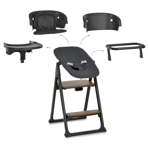 Стільчик EL CAMINO GROWEE ME 1222 Black фото 17