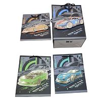 Пакет подарунковий паперовий L "Speed 3D" 30*41.5*12см Stenson R98496-L