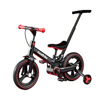 Велосипед-трансформер Best Trike BT-84119 колеса PU 12’’, батьківська ручка, з’ємні педалі, ручне гальмо, допоміжні бокові колеса, в коробці