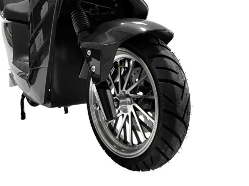 Електроскутер Aima GTX Black (колеса: Ø12", акб: 72V/30Ah/Li-ion/з'ємна, мотор: 2000W, пробіг на одному заряді до 80 км, до 70 км/год, чорний) фото 3