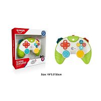 Джойстик музичний HE 0531 звуки, мелодії, підсвічування, тріскачка, в коробці