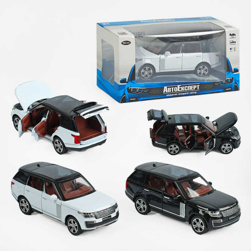 Машинка RS-17100 "Авто Експерт", 2 кольори, металопластик, 1:32, звук, світло, інерція, рухомі елементи, в коробці