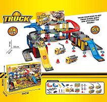 Трек 6693 B7 74 елементи, 3 машинки, 3 рівні, в коробці