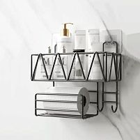 Полиця з тримачем настінна S 2г 30*12.5*23см Stenson M50228-S