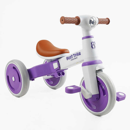 Велосипед дитячий триколісний Best Trike LB-10571 (колеса: переднє Ø10"/задні: Ø8"/гума, рама: нейлон, батьківська ручка, до 25 кг) фото 4