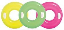 Надувний круг для плавання «Глянець» Intex 59258 (діаметр: 76 см., до 80 кг., з ручками, 3 кольори)