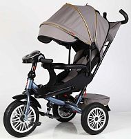 Велосипед 3-х кол. 8066 / 470-16 BestTrike "Perfetto" поворотне сидіння, колеса гумові безкамерні, кошик, фара музична, USB, Bluetooth, в коробці