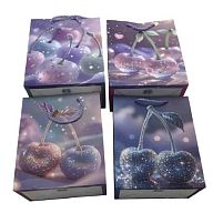 Пакет подарунковий паперовий S "Cherry" 18*23*10cм Stenson R40869-S