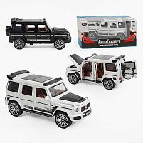 Джип 61600 "Авто Експерт" 2 види, металопластик, 1:32, звук, світло, інерція, відкриваються двері, в коробці