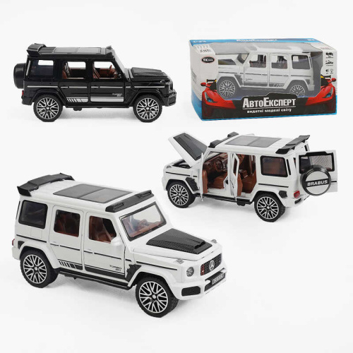 Джип 61600 "Авто Експерт" 2 види, металопластик, 1:32, звук, світло, інерція, відкриваються двері, в коробці