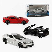 Машинка TK-31160 "Авто Експерт", металопластик, 1:32, світло, звук, інерція, відчиняються двері, багажник, капот, 2 режими роботи: зі звуком /