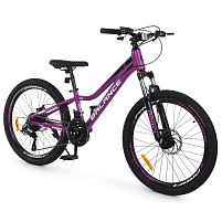 Велосипед дитячий двоколісний Profi BL-2403 «Balance» (колеса Ø24"/гума, рама: 11"/алюміній, гальмо ручне/ножне, 7-12 років)