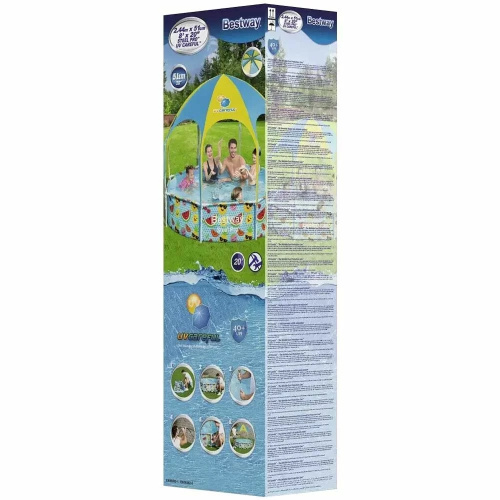 Каркасний басейн Bestway 56432 (51*244 см., об'єм 1688 л., тент-парасолька з душем, серія: Splash-in-Shade Play) фото 8