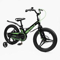 Велосипед дитячий двоколісний Corso RV-18006 «Revolt» (колеса Ø18"/гума, рама: магній, допоміжні колеса, гальмо ручне, від 6 років)