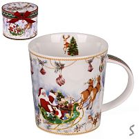 Чашка новорічна "Santa" 320мл Stenson R36277