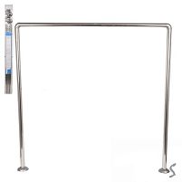 Карниз хромований П-подібний для ванної 80*80*80см Stenson R35993