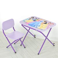 Дитячий столик зі стільчиком Bambi Принцеси Фіолетова