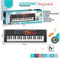 Синтезатор Q 169 піаніно, звук, працює від мережі та батарейок, USB Type-C кабель,16 мелодій, регулювання гучності, мікрофон, в коробці